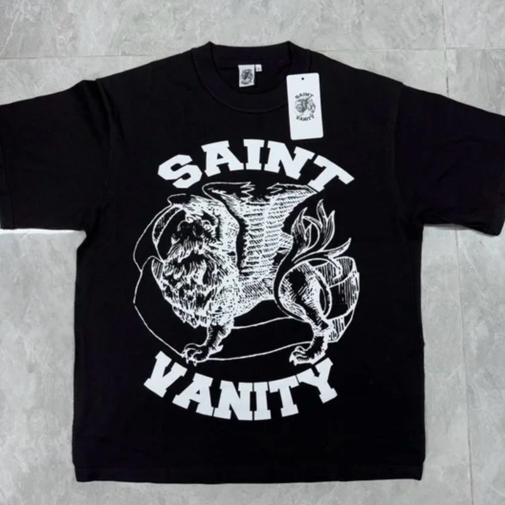 Saint Vanity Black And White Tee